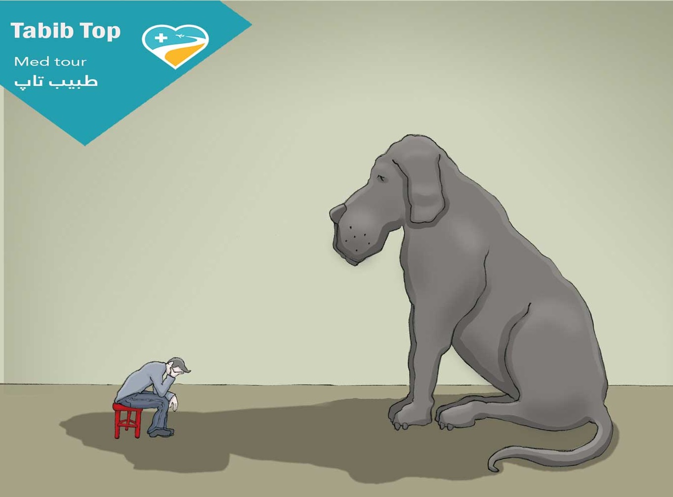 افسردگی و سگ سیاه