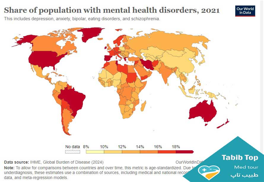 افسردگی در جهان